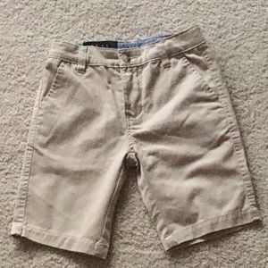NWT Boys Chaps Flat-Front Khaki Shorts size 6